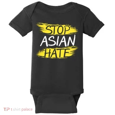 Stop Asian Hate Protest Support Baby Bodysuit