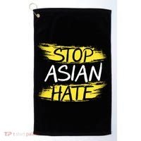 Stop Asian Hate Protest Support Golf Towel thumb 0