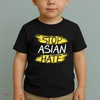 Stop Asian Hate Protest Support Toddler T-Shirt thumb 2