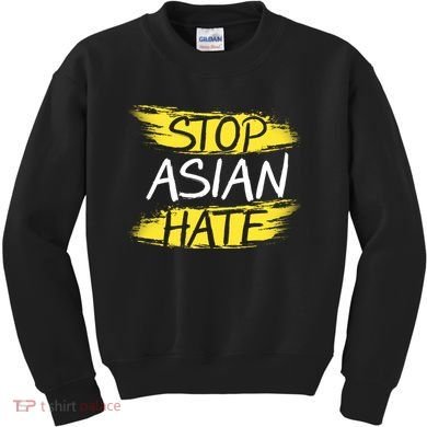Stop Asian Hate Protest Support Kids Sweatshirt