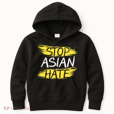 Stop Asian Hate Protest Support Kids Hoodie