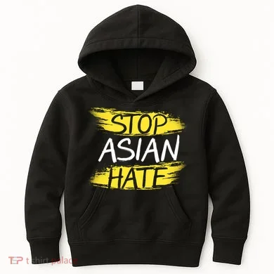 Stop Asian Hate Protest Support Kids Hoodie