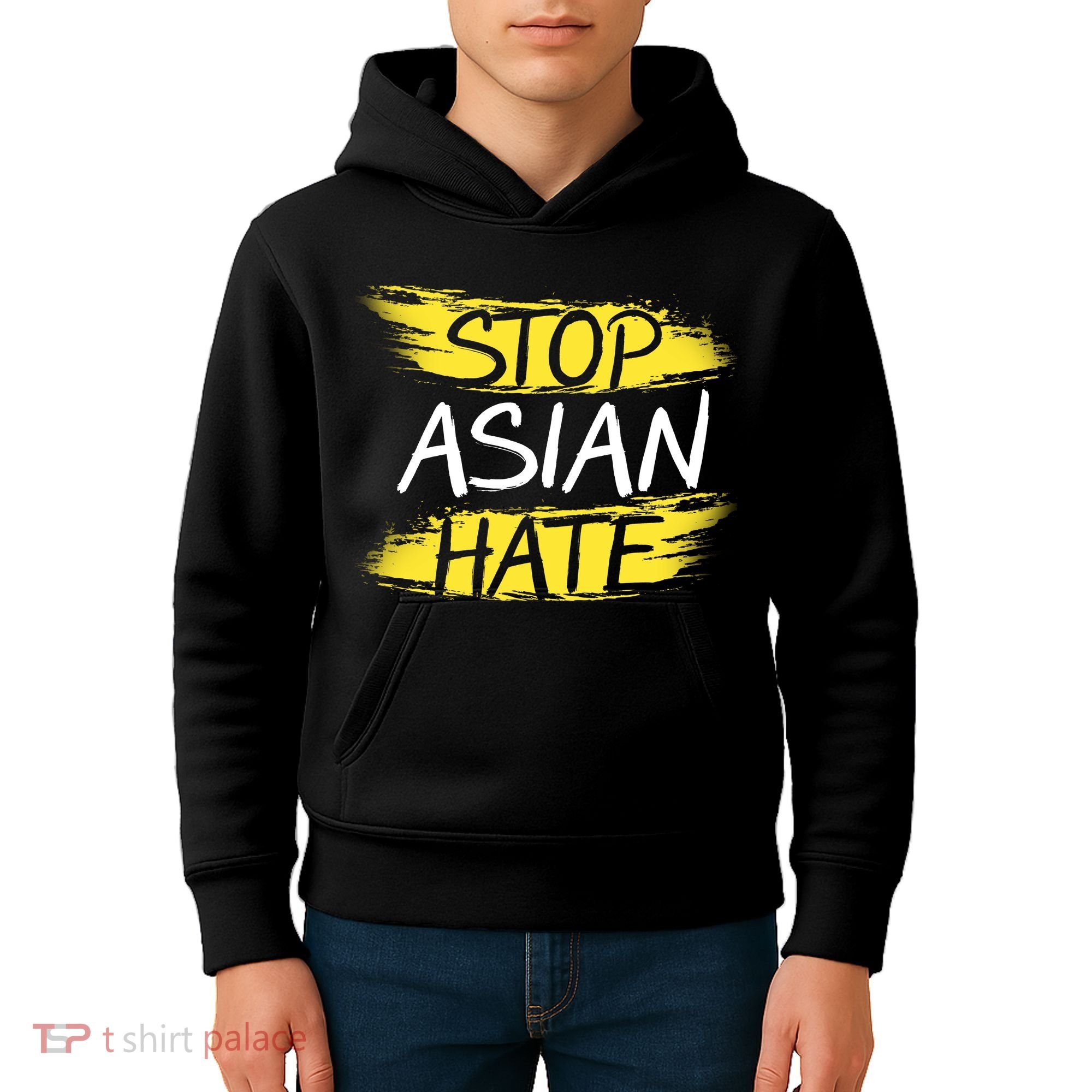 Stop Asian Hate Protest Support Kids Hoodie