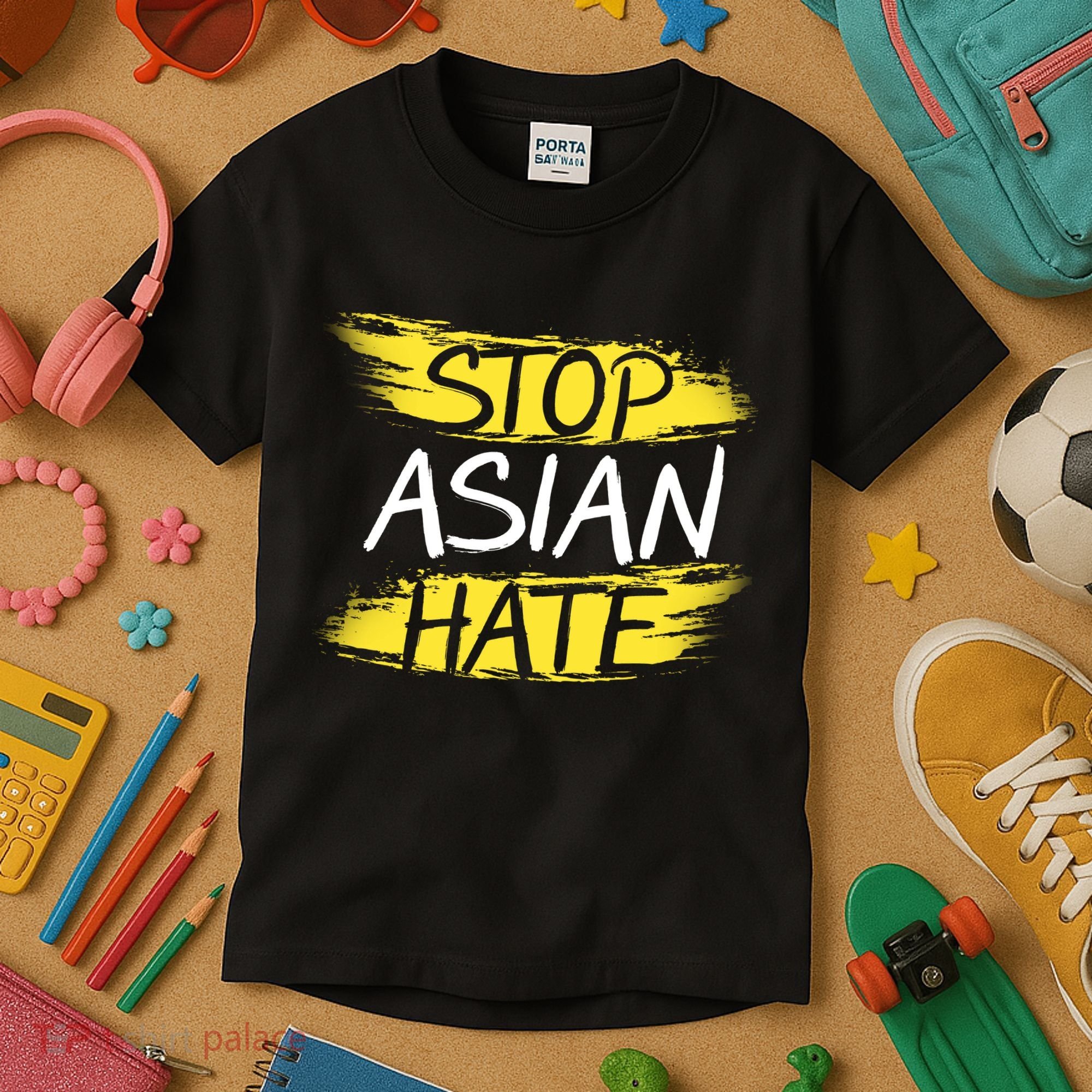 Stop Asian Hate Protest Support Kids T-Shirt