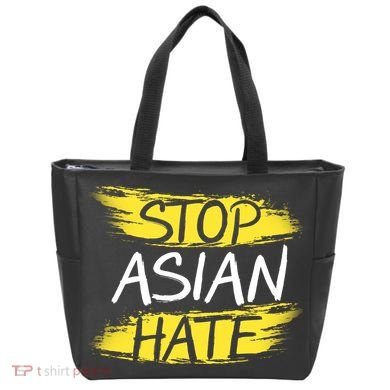 Stop Asian Hate Protest Support Tote Bag