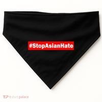 Stop Asian Hate Racism AAPI USA-Made Doggie Bandana thumb 0