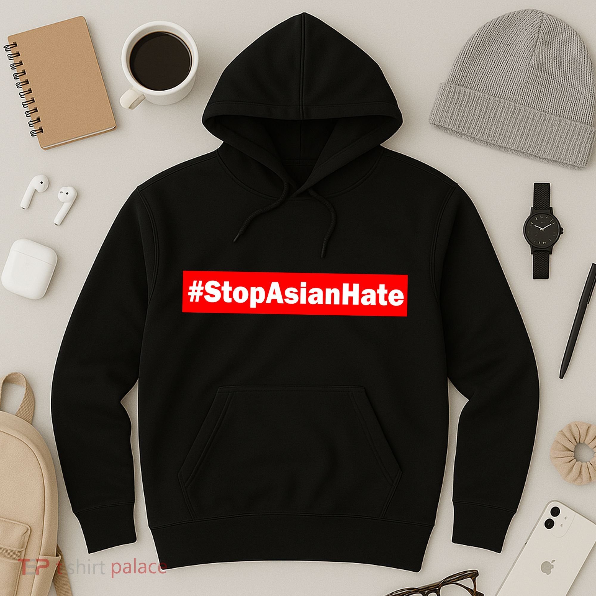 Stop Asian Hate Racism AAPI Hoodie