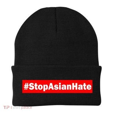 Stop Asian Hate Racism AAPI Beanie