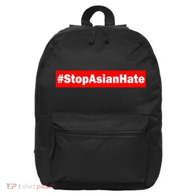 Stop Asian Hate Racism AAPI 16 in Basic Backpack