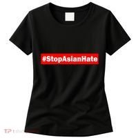 Stop Asian Hate Racism AAPI Women's T-Shirt thumb 0