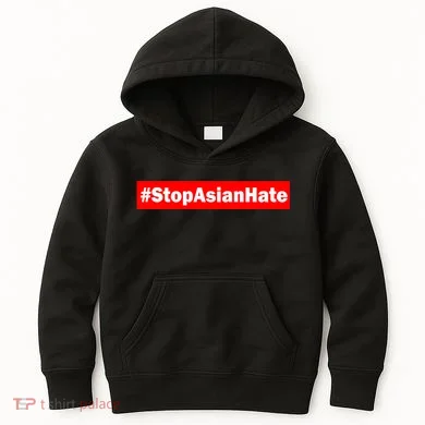 Stop Asian Hate Racism AAPI Kids Hoodie