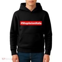 Stop Asian Hate Racism AAPI Kids Hoodie thumb 4