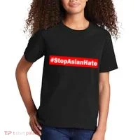 Stop Asian Hate Racism AAPI Kids T-Shirt thumb 2