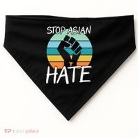 Stop Asian Hate Stand Strong USA-Made Doggie Bandana thumb 0