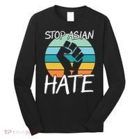 Stop Asian Hate Stand Strong Long Sleeve Shirt thumb 0