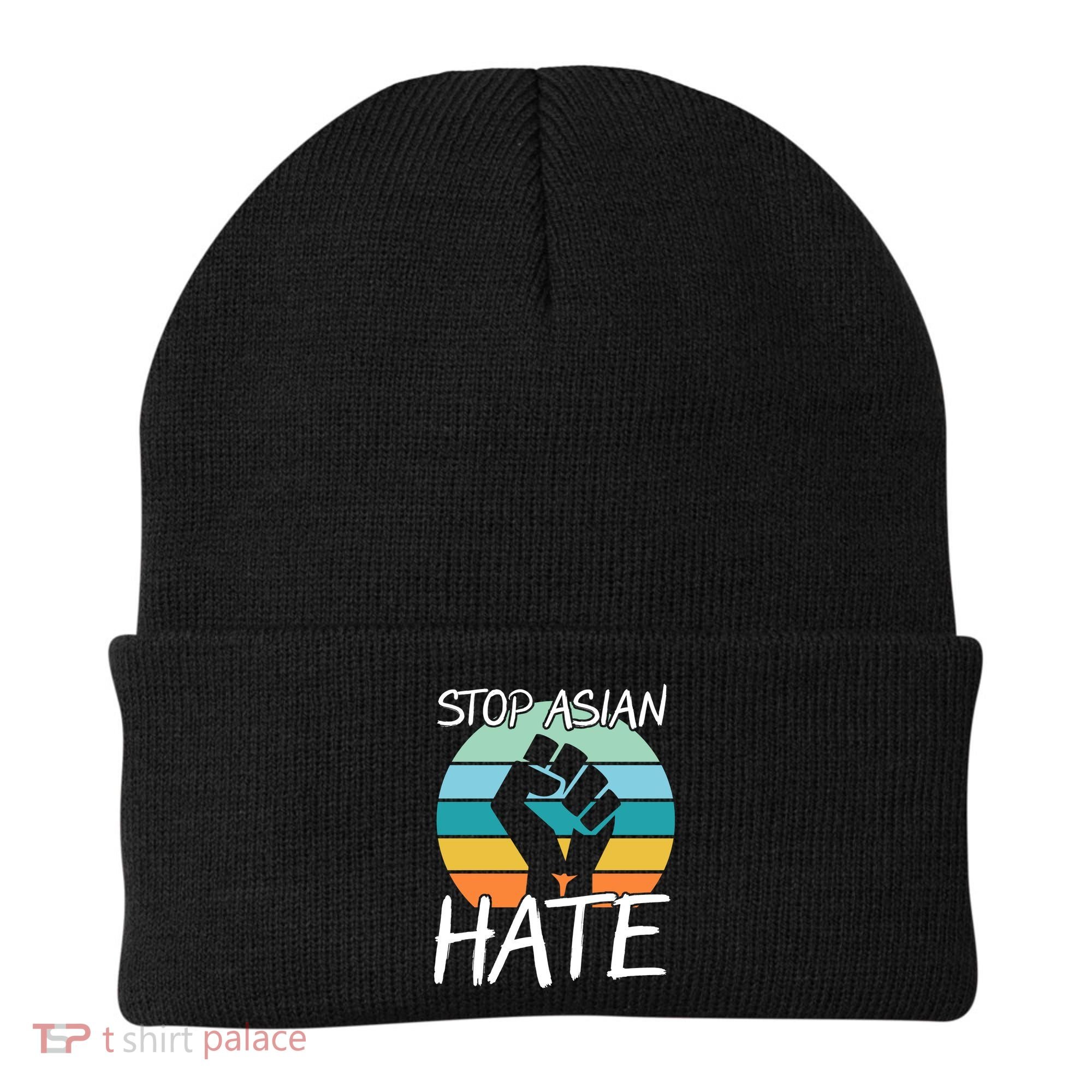 Stop Asian Hate Stand Strong Beanie