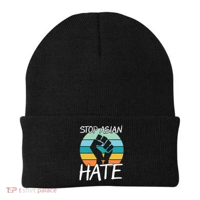 Stop Asian Hate Stand Strong Beanie