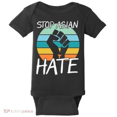 Stop Asian Hate Stand Strong Baby Bodysuit