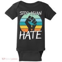 Stop Asian Hate Stand Strong Baby Bodysuit thumb 0