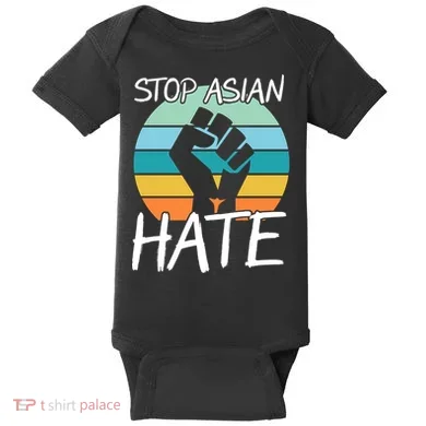 Stop Asian Hate Stand Strong Baby Bodysuit