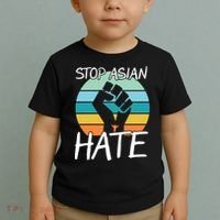 Stop Asian Hate Stand Strong Toddler T-Shirt thumb 2