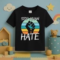 Stop Asian Hate Stand Strong Toddler T-Shirt thumb 3