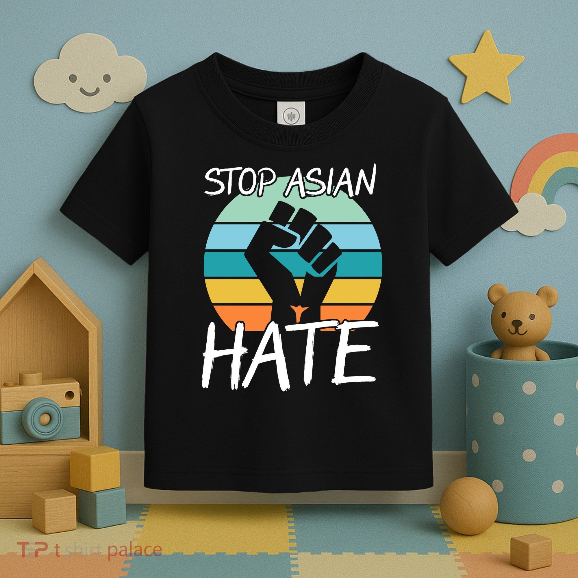 Stop Asian Hate Stand Strong Toddler T-Shirt