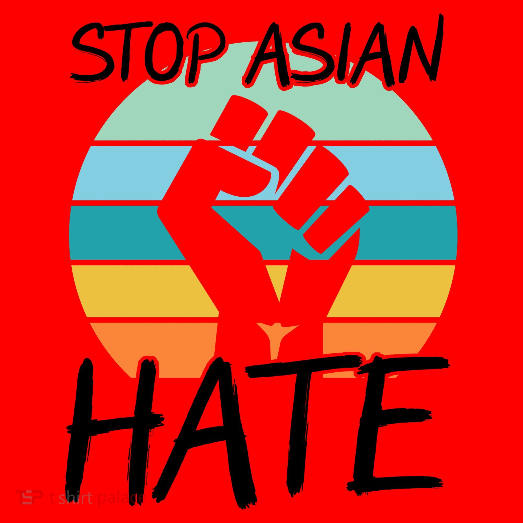 Stop Asian Hate Stand Strong Santa Hat