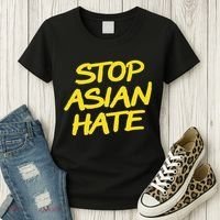 Stop Asian Hate Support Women's T-Shirt thumb 3