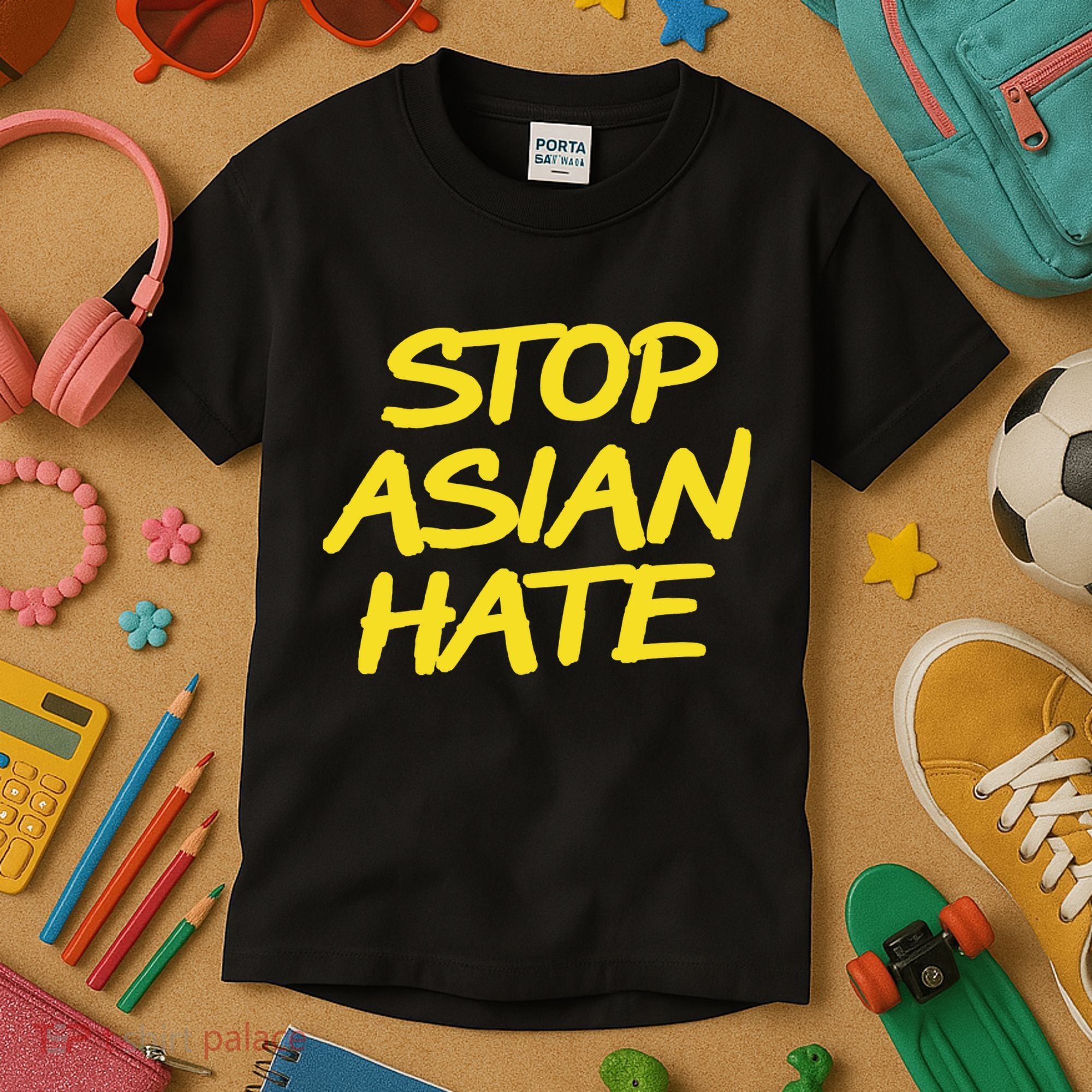 Stop Asian Hate Support Kids T-Shirt