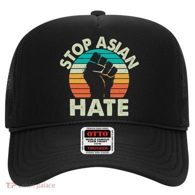 Stop Asian Hate Vintage Protest Fist Hat