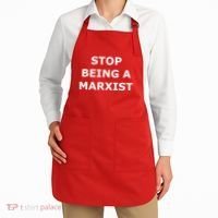 Stop Being A Marxist Apron thumb 2