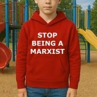 Stop Being A Marxist Kids Hoodie thumb 2