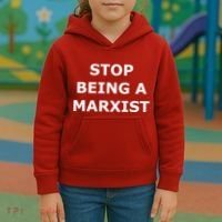 Stop Being A Marxist Kids Hoodie thumb 3