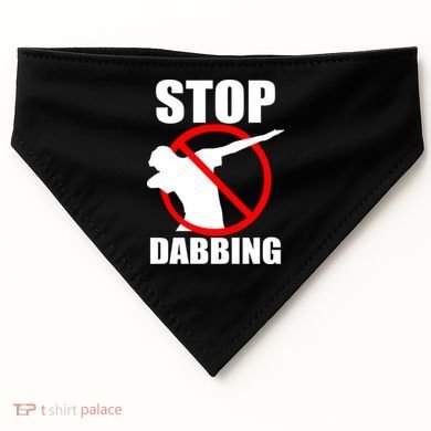 Stop Dabbing Do Not Dab USA-Made Doggie Bandana