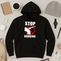 Stop Dabbing Do Not Dab Hoodie thumb 3
