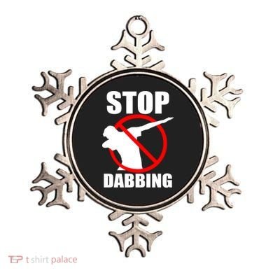 Stop Dabbing Do Not Dab Ornament