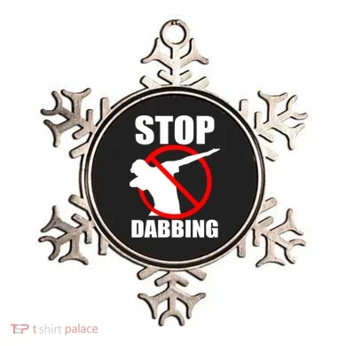 Stop Dabbing Do Not Dab Ornament