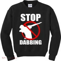 Stop Dabbing Do Not Dab Kids Sweatshirt thumb 0