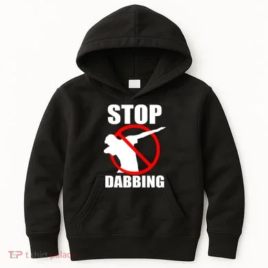 Stop Dabbing Do Not Dab Kids Hoodie