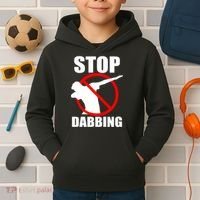 Stop Dabbing Do Not Dab Kids Hoodie thumb 2