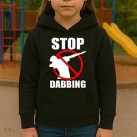 Stop Dabbing Do Not Dab Kids Hoodie thumb 3