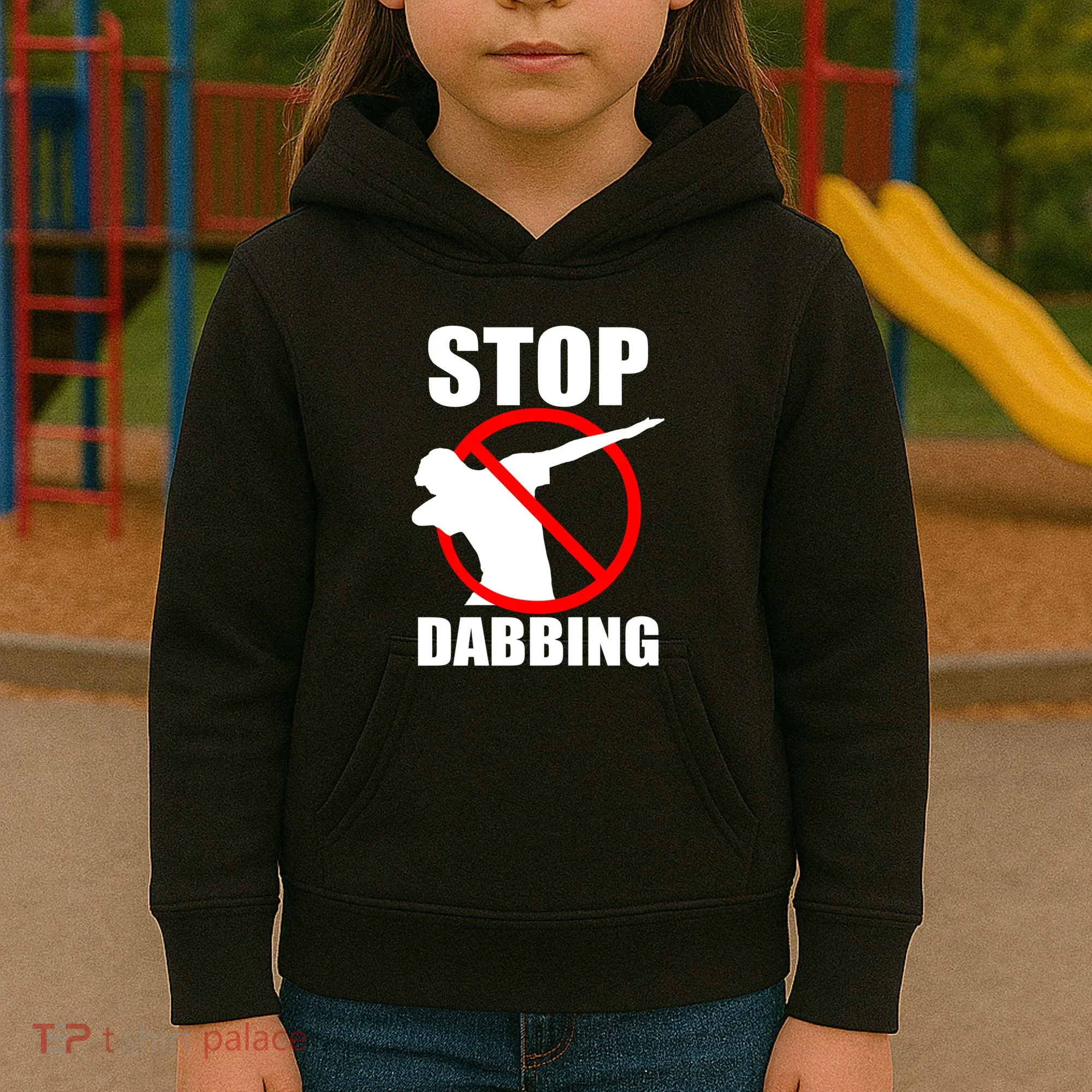 Stop Dabbing Do Not Dab Kids Hoodie