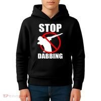 Stop Dabbing Do Not Dab Kids Hoodie thumb 4