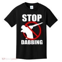 Stop Dabbing Do Not Dab Kids T-Shirt thumb 0
