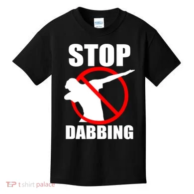 Stop Dabbing Do Not Dab Kids T-Shirt
