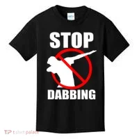 Stop Dabbing Do Not Dab Kids T-Shirt thumb 0