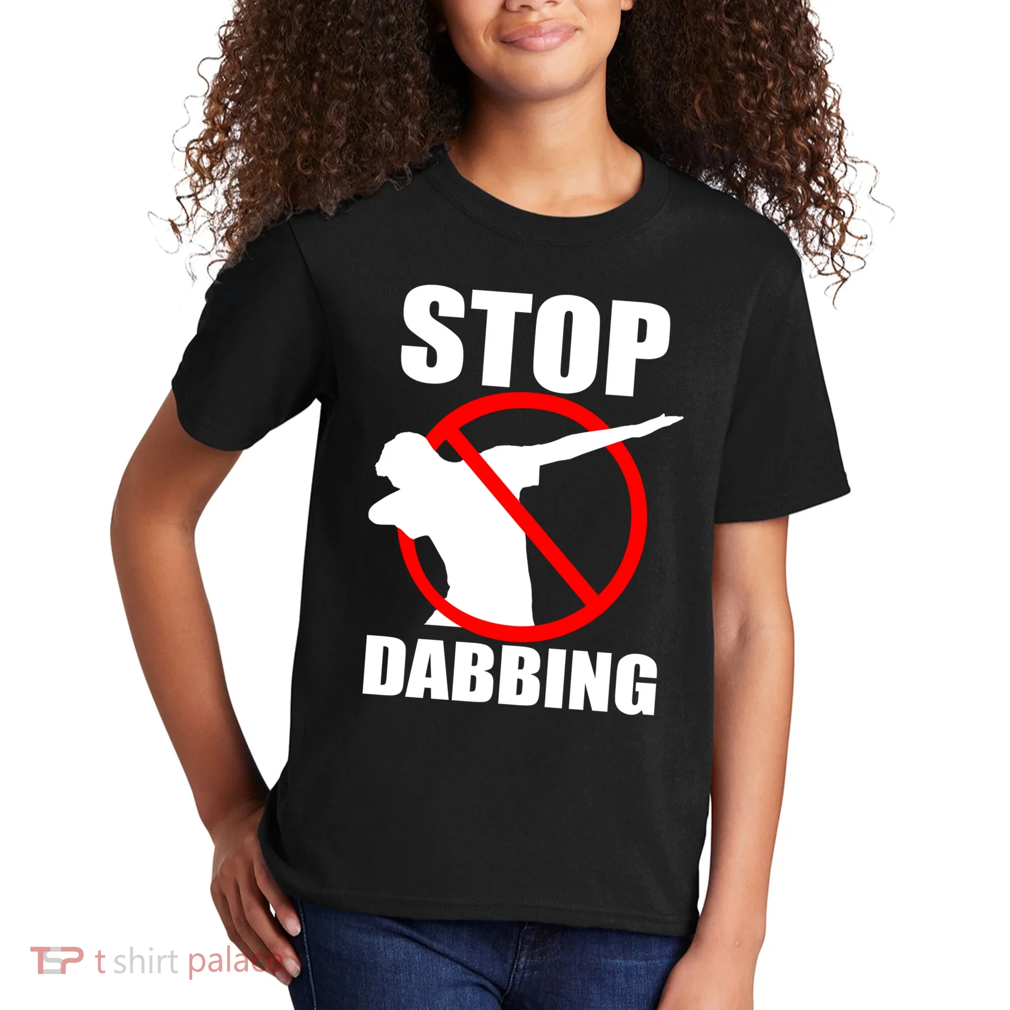 Stop Dabbing Do Not Dab Kids T-Shirt
