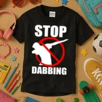 Stop Dabbing Do Not Dab Kids T-Shirt thumb 3
