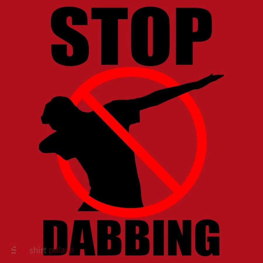 Stop Dabbing Do Not Dab Christmas Stocking